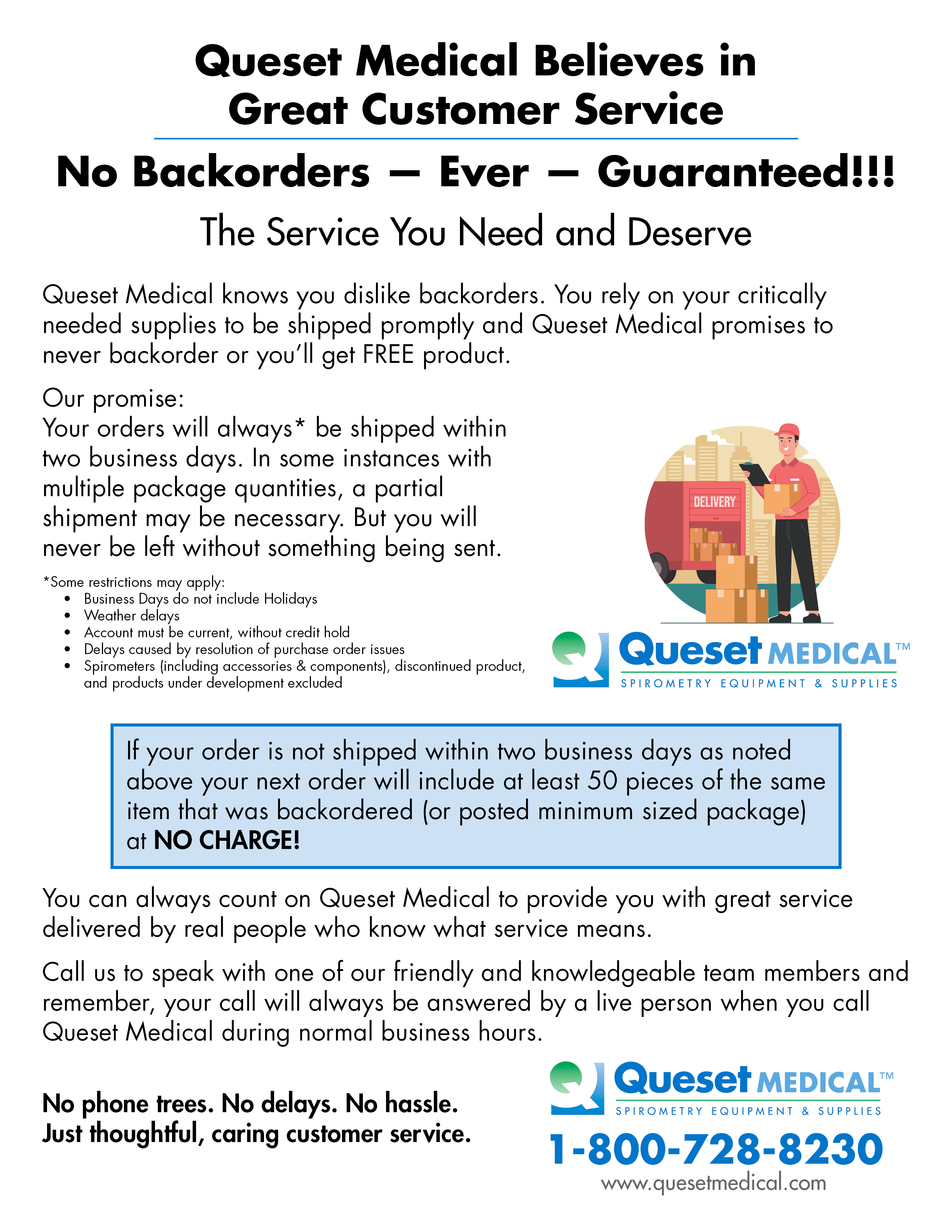 Queset No Backorders